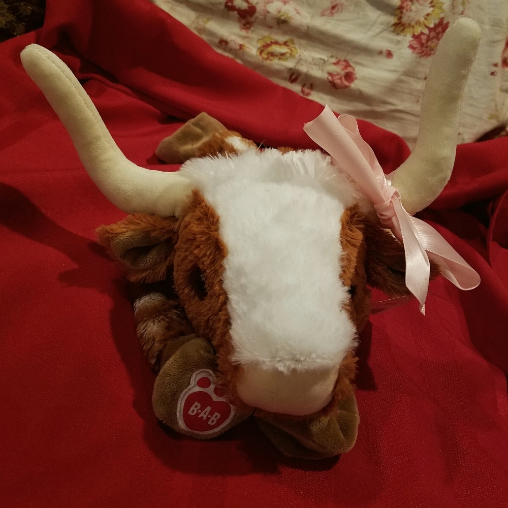 NWT Build A Bear UNSTUFFED Speckled Longhorn